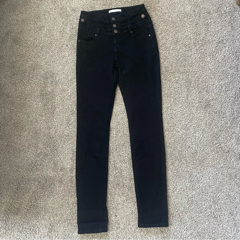 Eunina Skye super high rise stacked jeans